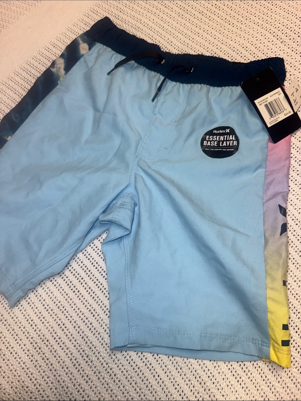 Hurley Boys Light Blue Shorts m